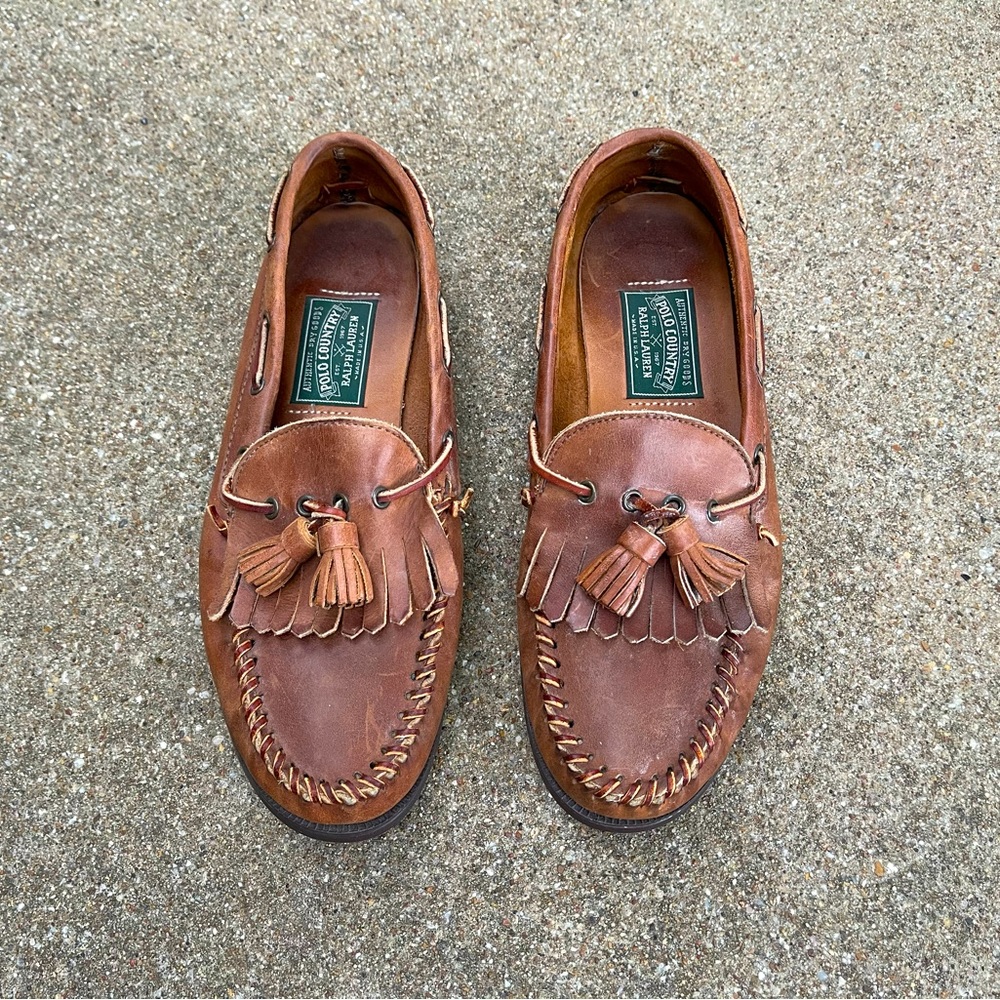 Vintage Polo Ralph Lauren Leather Loafers